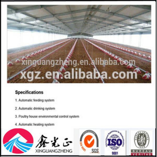 Steel structure sandwich panel poultry shed #1 image