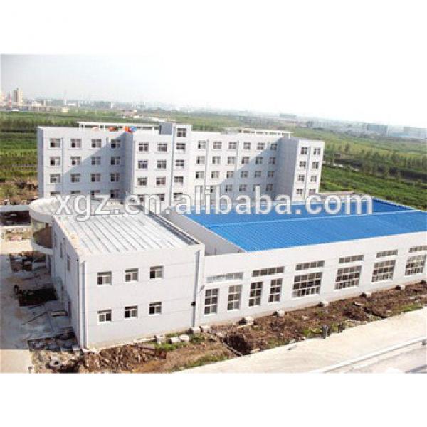 Prefabricated Light Steel Structure Workshop With Parapet Wall #1 image