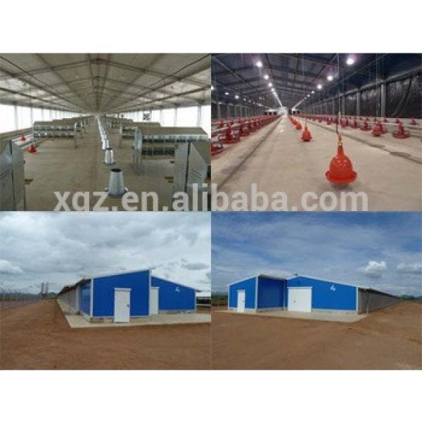 high quality design Steel Structure poultry shed farm construction #1 image
