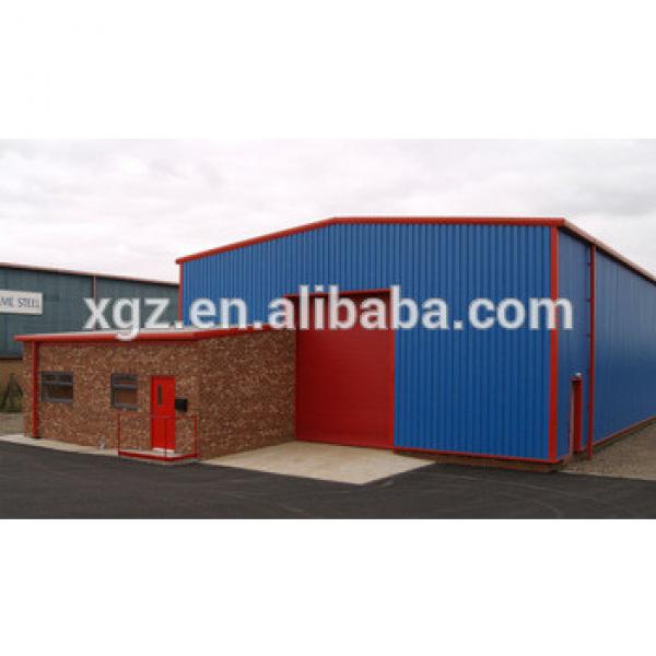 China low cost steel structure prefabricated warehouse hangar #1 image