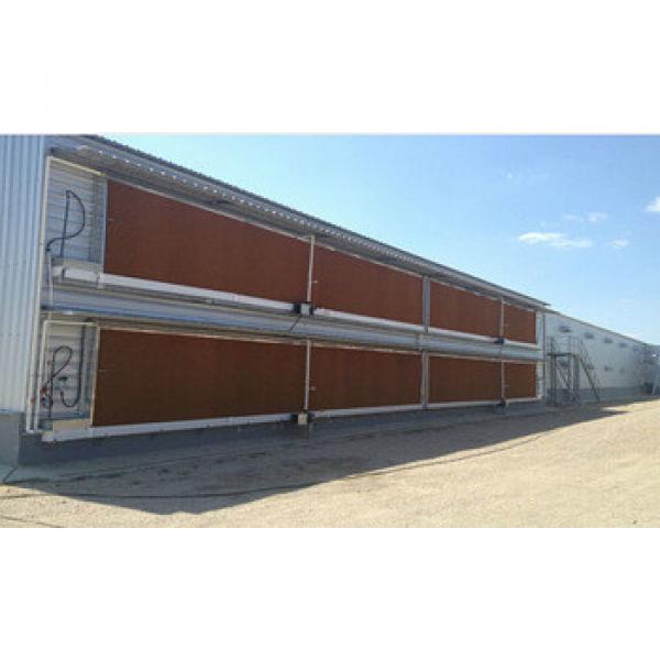 prefab steel poultry broiler house with equipments #1 image