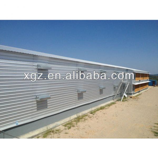 modern design chicken shed for poultry farms with automatic equipments #1 image