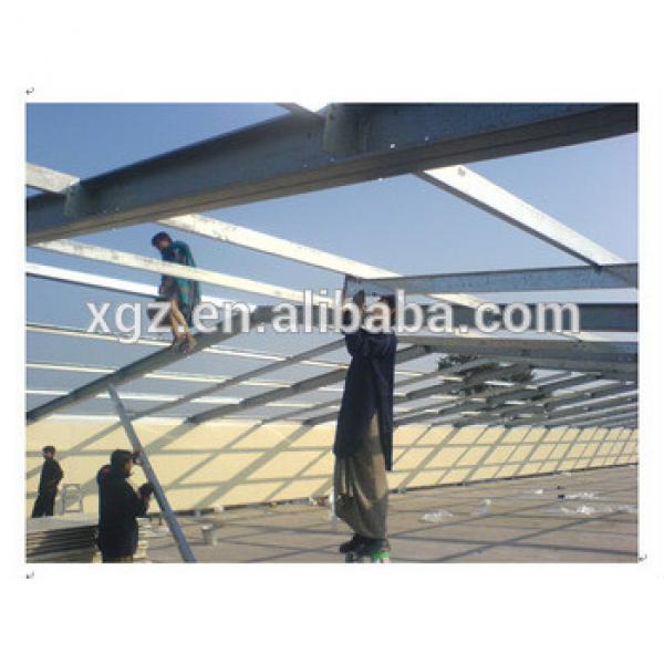 Steel structure heat insulation roof chicken house construction #1 image