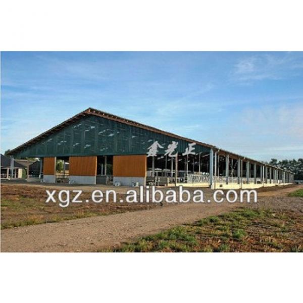 Prefabricated Strong and Durable Steel Cow Shed #1 image