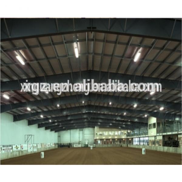 Prefabricated Steel horse riding arena hall for steel structure sport #1 image