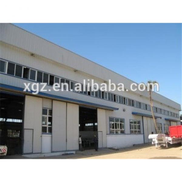 bolted connection light weight 1000m2 prefab steel frame factory workshop plan #1 image