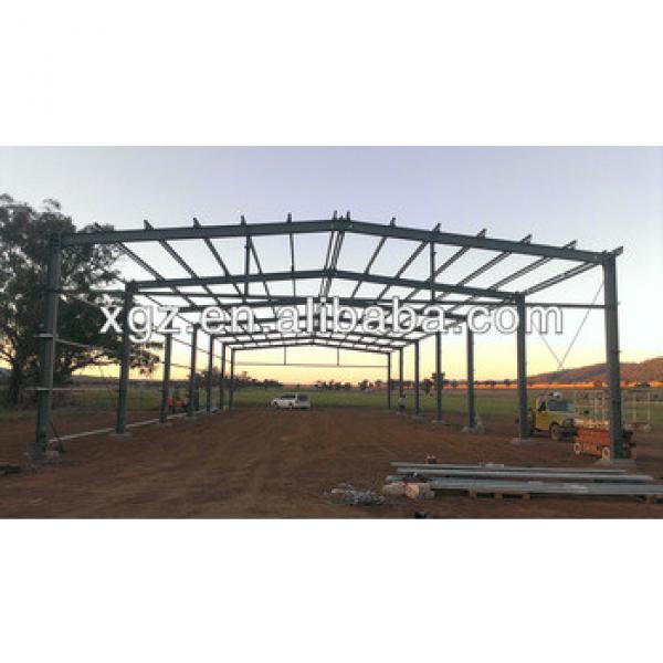 Prefabricated steel structure hay shed #1 image