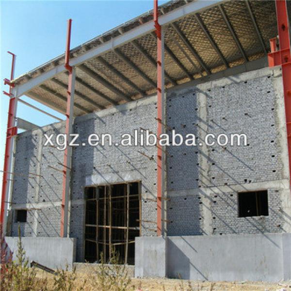 brick wall steel roof warehouse roof panel roof trusses warehouse #1 image