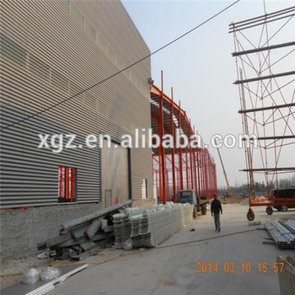 hot dip galvanized steel structure design galvanized structual steel warehouse #1 image