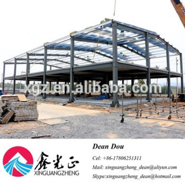 Low Cost Prefabricated Steel Structure Warehouse Workshop Shed Building #1 image