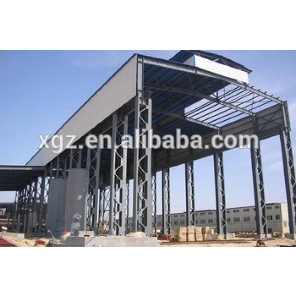 Pre engineered long span steel warehouse building #1 image