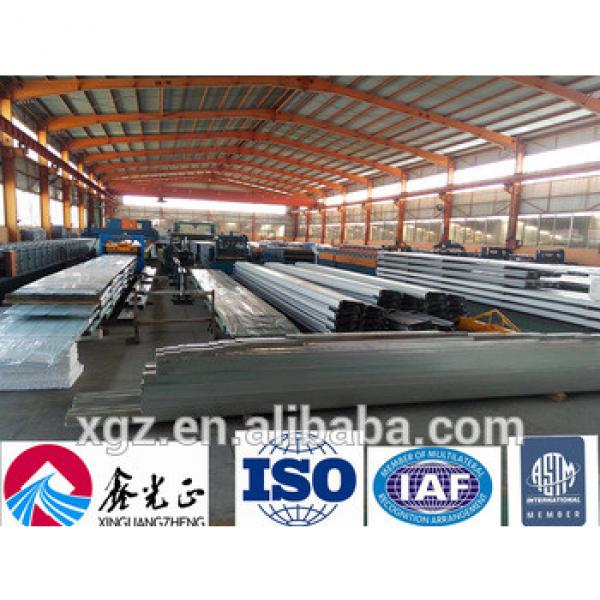 0.35mm-0.6mm Baosteel PPGI both side 50/75/100mm EPS/rock wool sandwich used for steel structure roof and wall made by XGZ #1 image