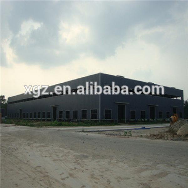 Low cost light steel prefabricated warehouse size #1 image