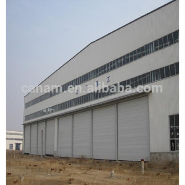 Steel structure automatic sliding aircraft hangars doors #1 image