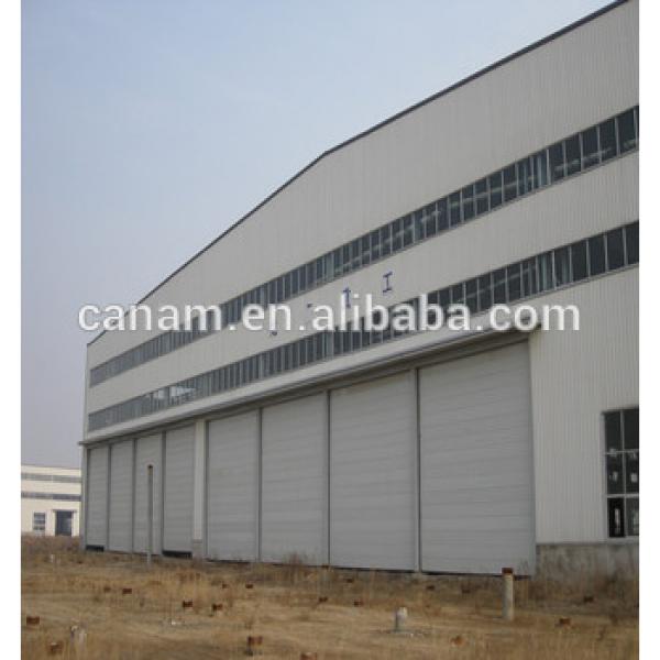 Prefabricated Steel Structure Hangar Design Construction Sliding #1 image