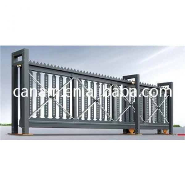 new design industrial folding main doors folding fence gates sliding barrier door for factory #1 image