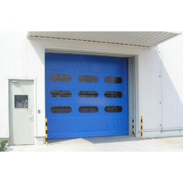 Automatic PVC high speed fast roll up door stainless steel frame #1 image