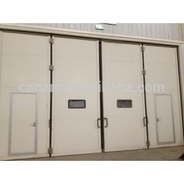 Industrial electric steel folding door #1 image