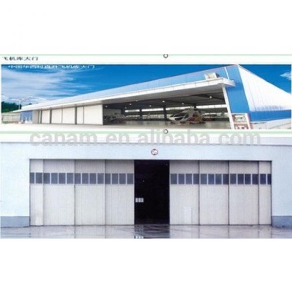 Helical Gear Transmission In The Gear Box Durable Automatic Aircraft Hangar Door #1 image