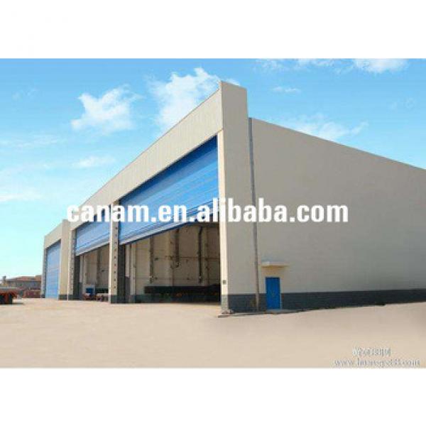 Prefabricated steel structure aircraft hangar project #1 image