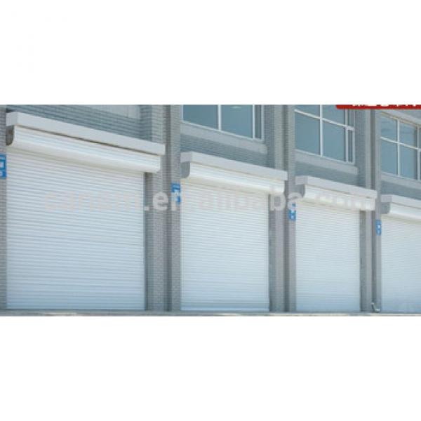 Manual or electrical control vertical commercial roller shutter door #1 image