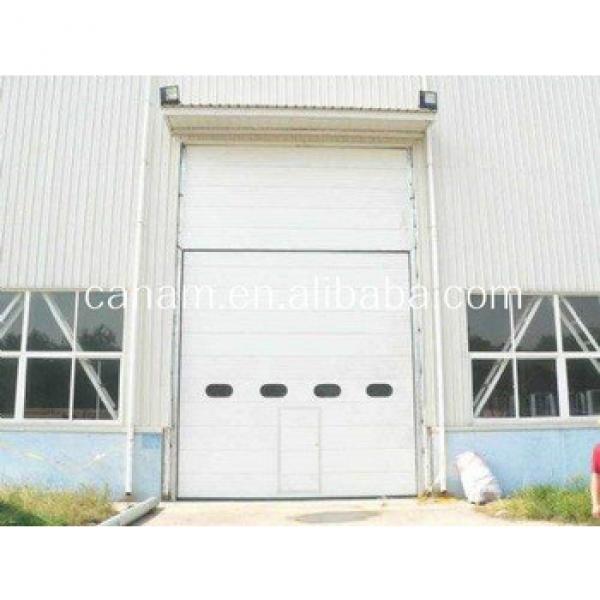 industrial door and sectional garage door, vertical/standard/high lifting, 50mm/40mm thickness insualted door panel #1 image