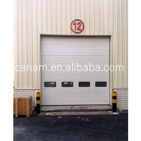 Automatic Vertifical Lifting Sectional Industrial Doors With Small Windows #1 image