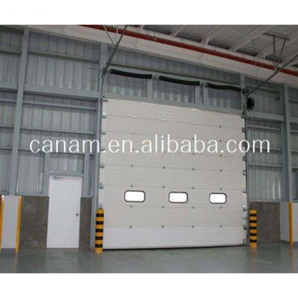 china sectional vertical lift sliding garage doors with windows #1 image