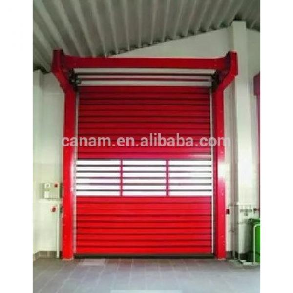 manual high quality aluminum sectional industrial door|fast rapid overhead sandwich door #1 image
