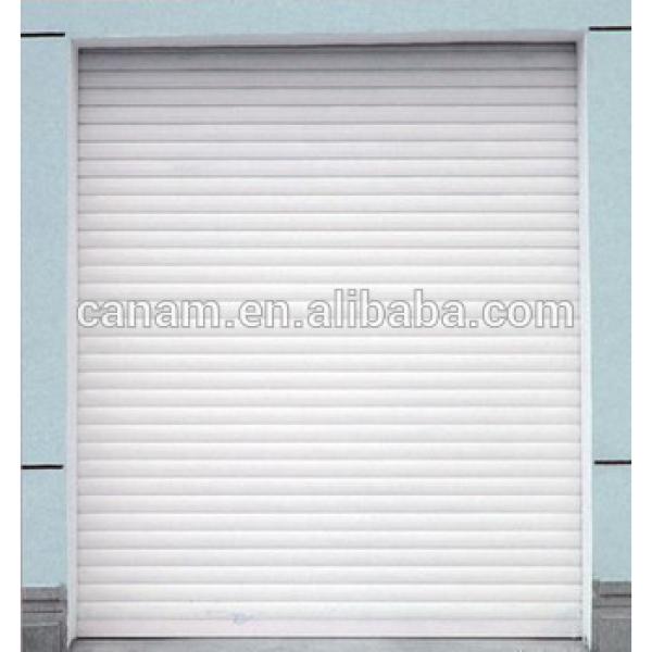 Motorized roll up shutter doors with aluminum foam slides #1 image