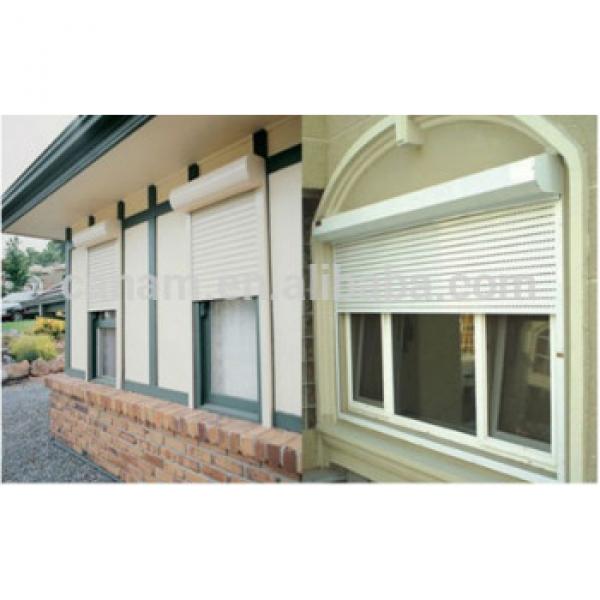 aluminium rolling shutters roll up window with auto roller shutter motor #1 image