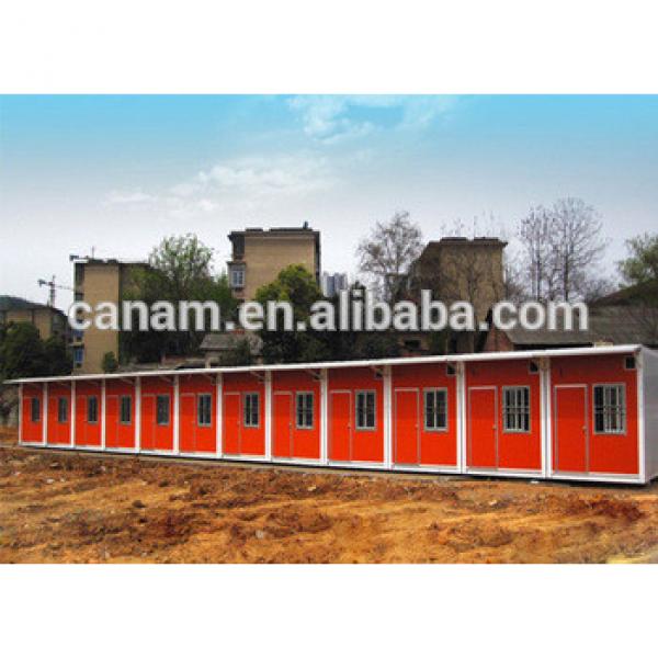 Flat pack portable container house container refugee camp #1 image