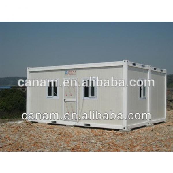 Economic flatpack movable 20ft&#39; container house #1 image