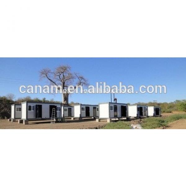 Movable prefab platpack 20ft container house in South Africa #1 image