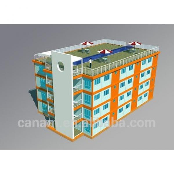 20ft ISO flat packed prefab container hotel model #1 image