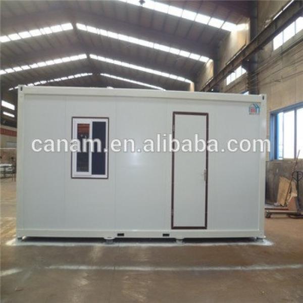 container house with bathroom, prefabricated low cost living 20ft container house #1 image