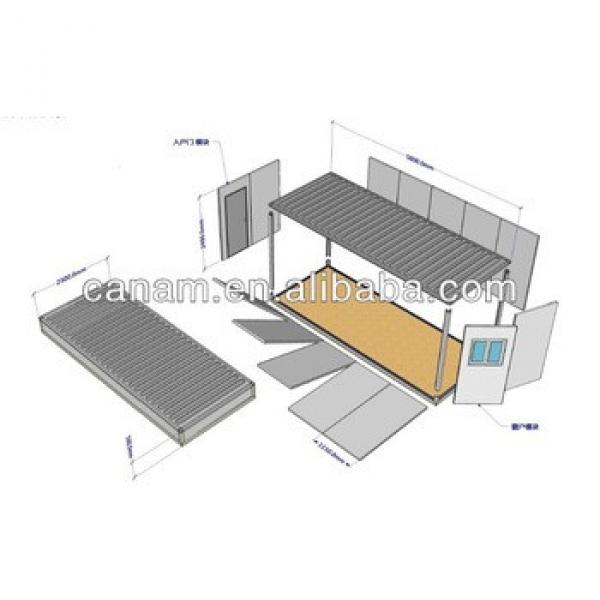 CANAM- EPS/rock wool sandwich panel prefabricated container building #1 image