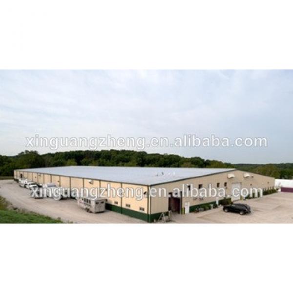 prefabricated steel structure greenhouse with sandwich panel #1 image