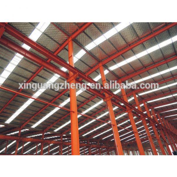construction large span prefabricate building steel structure flat roof #1 image