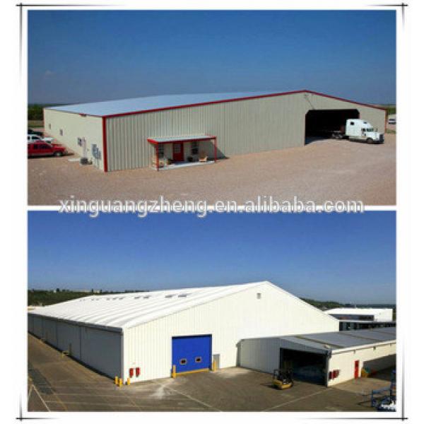 Large space steel structure warehouse with EPS sandwich panel #1 image