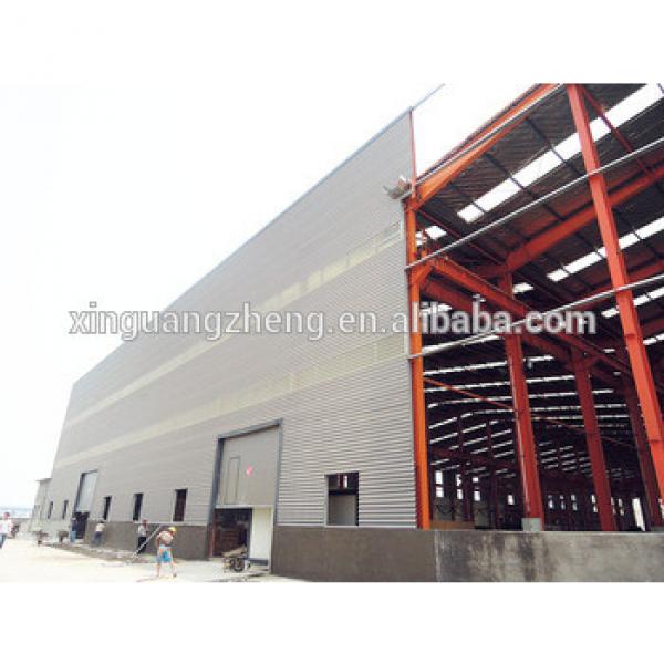 construction prefabricate large span waterproof steel storage shed #1 image