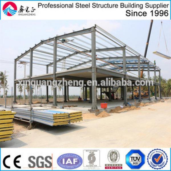 steel warehouse two storey building plan project #1 image