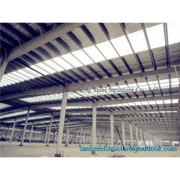 Portal frame steel structure warehouse in China #1 image