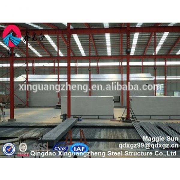 prefab light steel material structure hall shed prefabricated hangar building #1 image