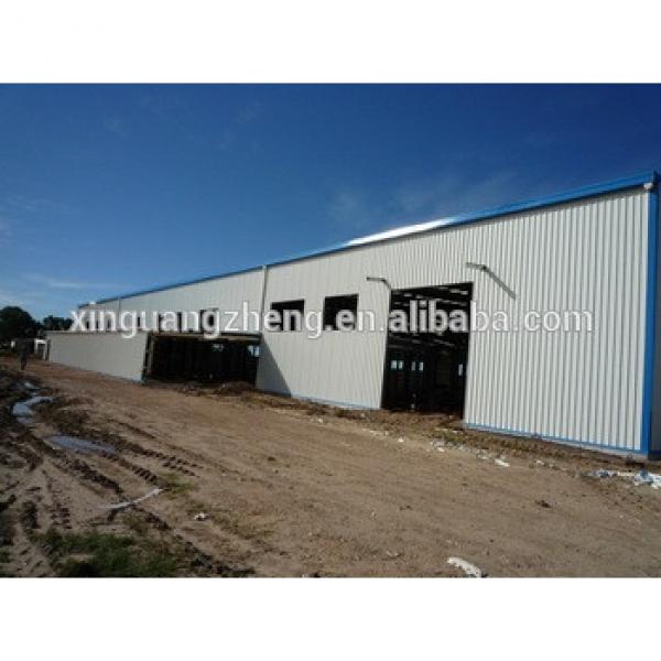 prefabricated light construction steel structure material warehouse plant building #1 image