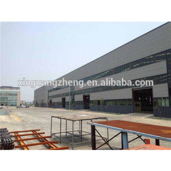 high quality prefabricated heavy steel warehouse with skylights #1 image