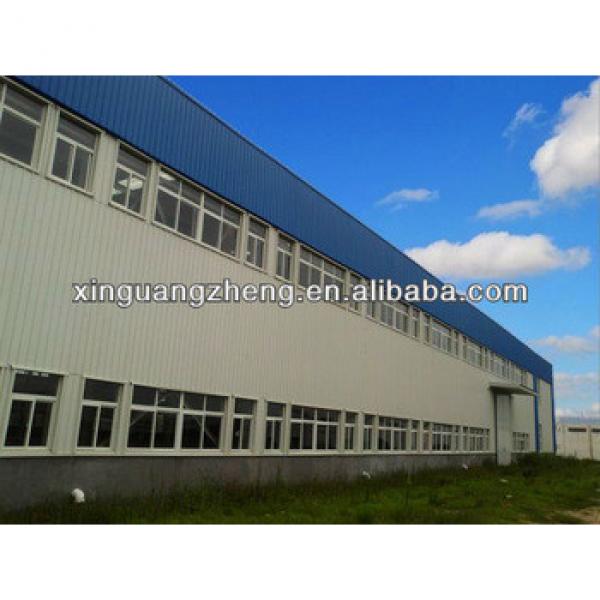 light steel sloping roof structure building construction prefabricated portal frame for sale #1 image