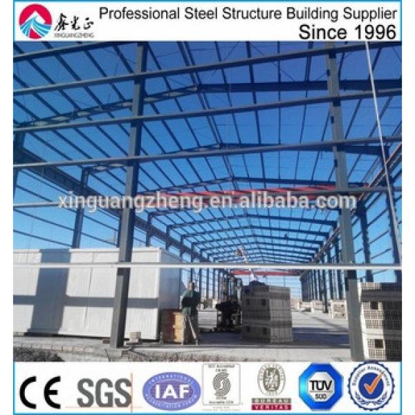 prefabricated steel structure 10 tons crane warehouse #1 image