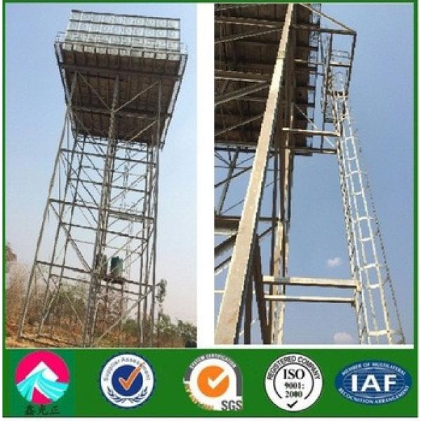 gavernised steel structure water tank tower in africa #1 image