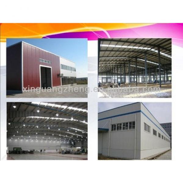 Low cost prefabricated steel structure hanager buildings/poutry shed/warehouse/workshop/office #1 image